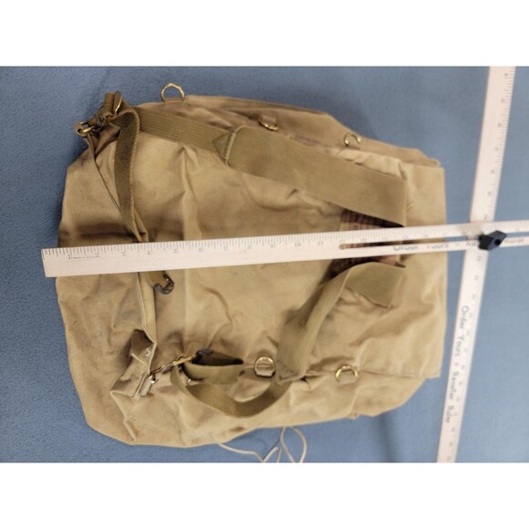 Vintage Boy Scouts of America National Council Canvas Leather Backpack Rustic - Picture 12 of 16